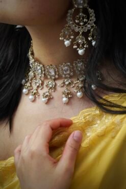 Alternative view of Roohi Choker Set