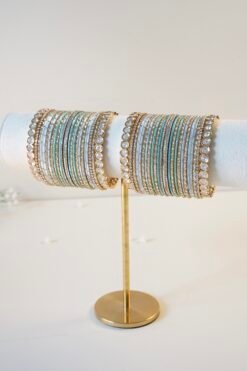 Alternative view of Kundan Bangle -Set of 2