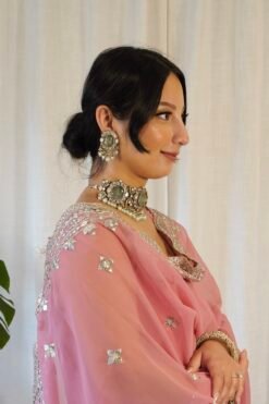 Alternative view of Noor Kundan Statement Choker Set