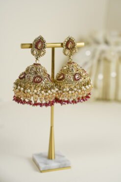 Alternative view of Large Festive Jhumka
