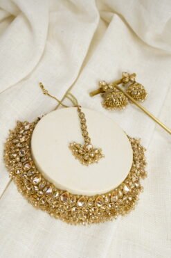 Rukshana Necklace and Jhumka Set