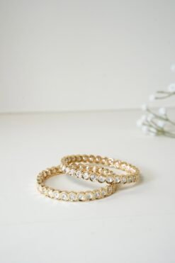 Kundan Bangle -Set of 2