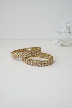 Leafy Vine stone bangle