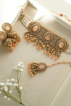 Soniya Pastel Beaded Choker Set