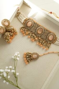 Soniya Pastel Beaded Choker Set