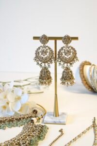 Indian Pakistani Bridal earring and Tikka