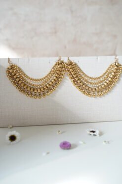 Bridal Kanchain With Pearls Detail