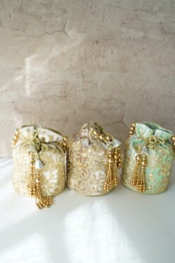 Potli Bags with Beaded Handle
