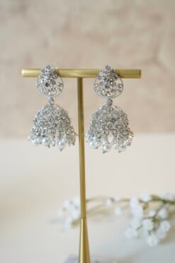Alternative view of Afsana Jhumka Earrings and Tikka