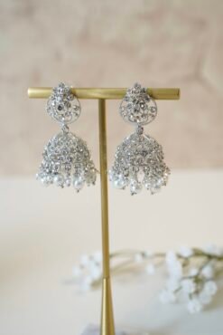 Alternative view of Afsana Jhumka Earrings and Tikka