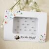 Pack of small silver bindis with glittering crystal stone settings.